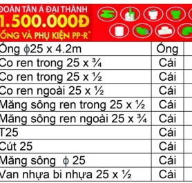 Phụ kiện máy năng lượng mặt trời Đại Thành