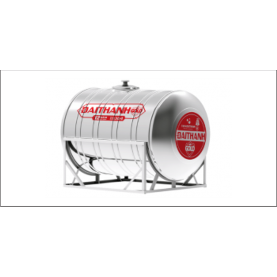 Bồn inox Đại Thành Gold 1000L Nằm