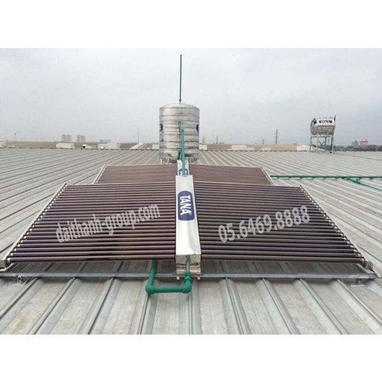 Dàn máy nước nóng NLMT công nghiệp 1.000 Lít